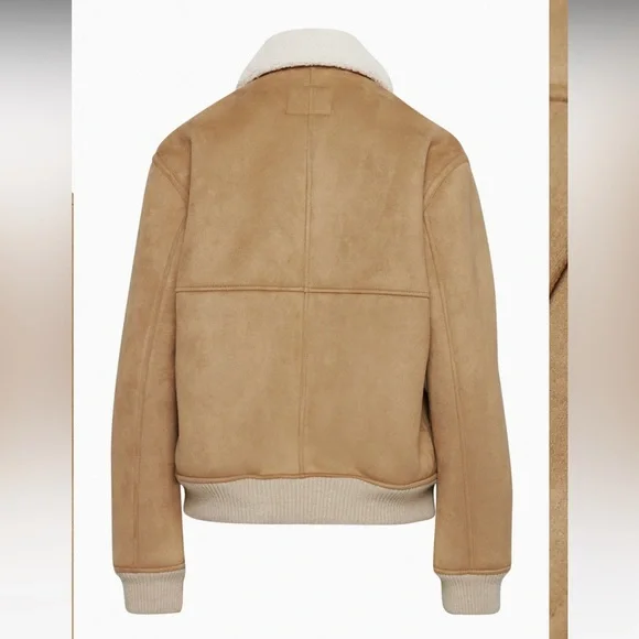 Wilfred Echo jacket - Sherpa and suede bomber - Picture 2 of 8